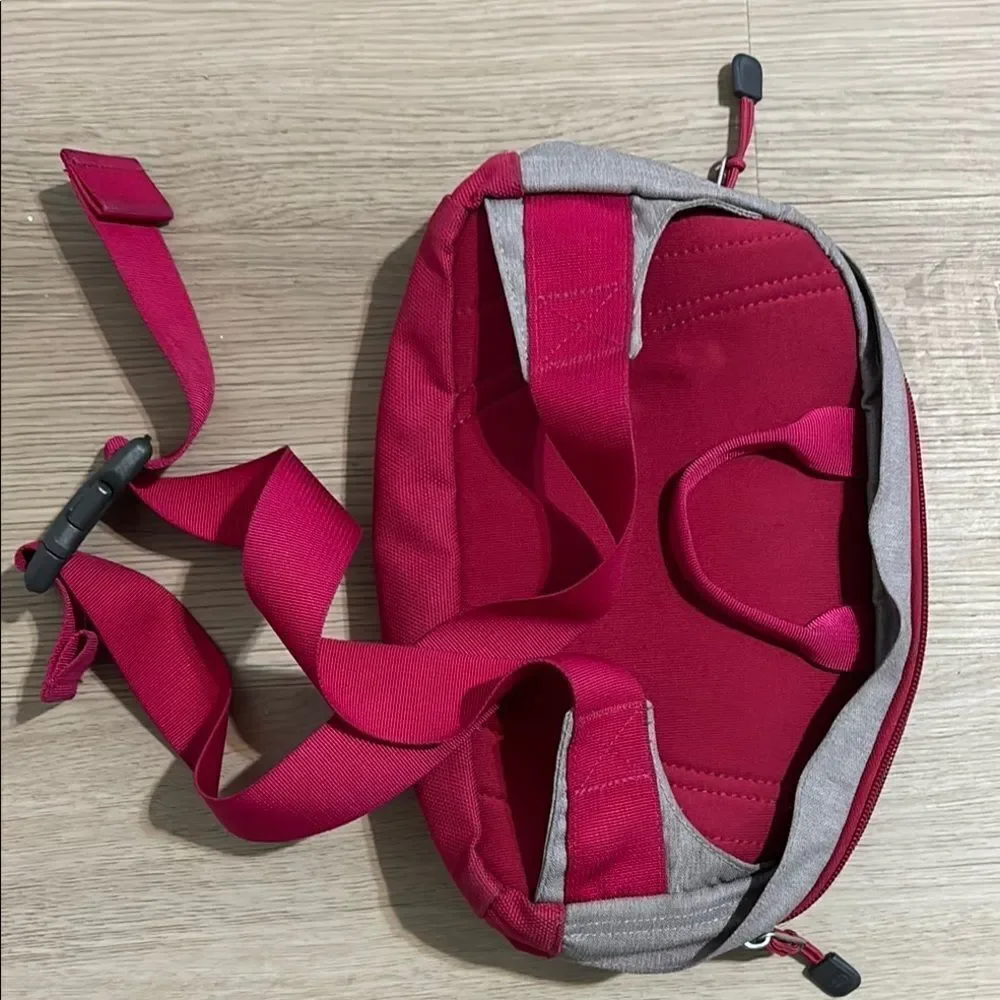 The North Face Red and Gray Men's Bag